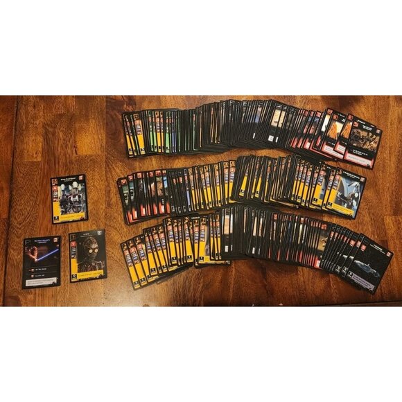 Star Wars Young Jedi Trading Card CCG Mixed Lot about 300 Cards Includes 3 Foils - Picture 1 of 7